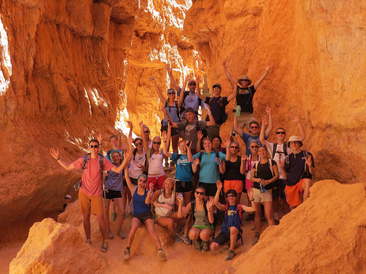 Students in Bryce Canyon National Park